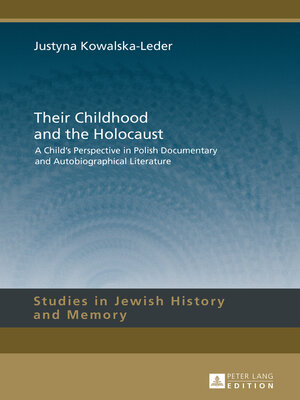 cover image of Their Childhood and the Holocaust